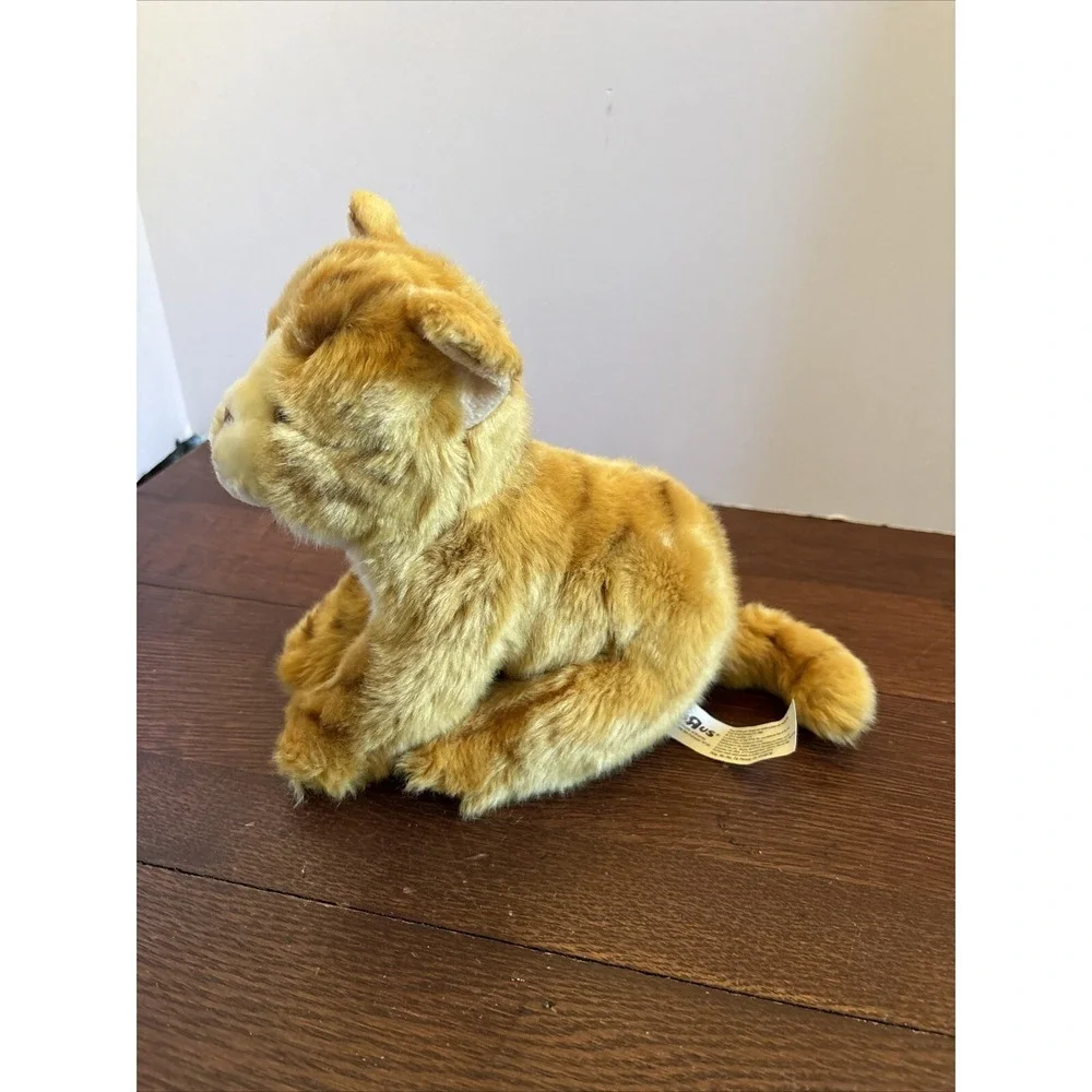 Toys‎ R Us Orange and White TABBY CAT Plush 9